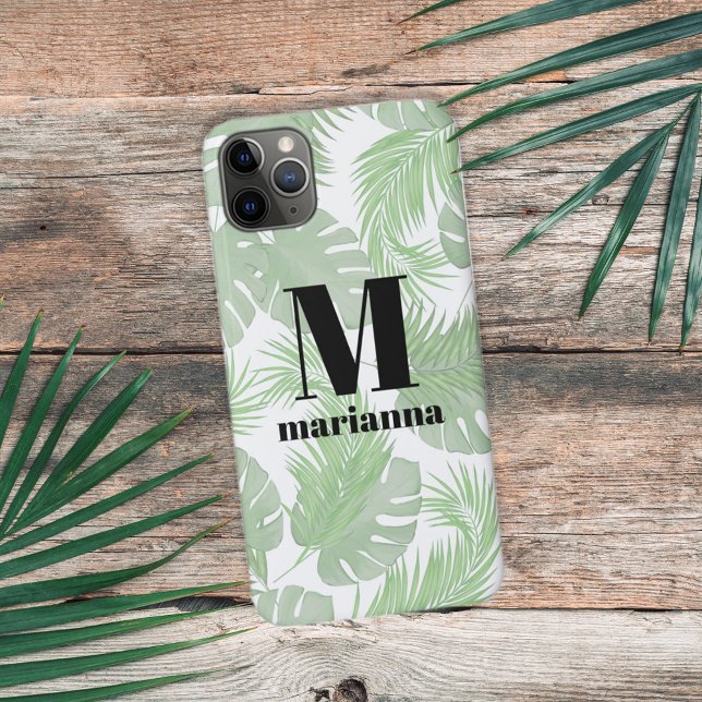 Monogrammad Snyggt Inledande Trendig Handflatan Lö (Skapare uppladdad)
