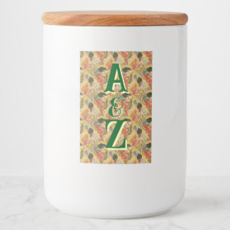Monogrammad Storage Burk - Personlig Aesthetic C Mat Etikett