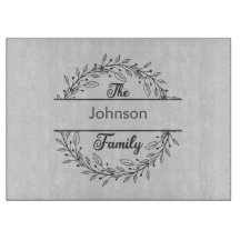 Monogrammad styckningsdel