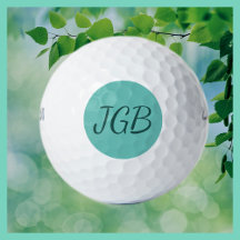 Monogrammad Teal eller Välj din bakgrund i Färg