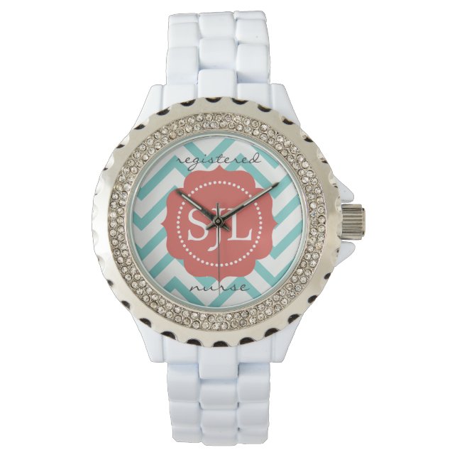 Monogrammad Title Watch Armbandsur (Framsida)