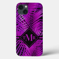 Monogrammad Tropical Lila Handflatan