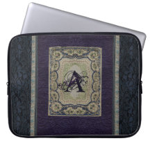 Monogrammad vintage Fabric Bok Design