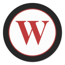 Monogrammade Helgdag - kuvertförseglingar