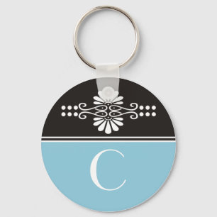 Monogrammade nyckelkedjor nyckelring