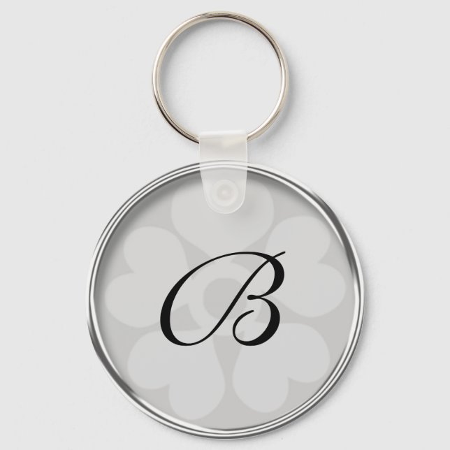 Monogrammade nyckelkedjor nyckelring (Framsida)