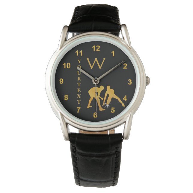Monogrammade och Personlig Wrestling Watches Armbandsur (Framsida)