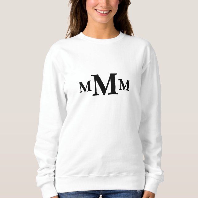 Monogrammall för personlig Brev "M" T Shirt (Framsida)