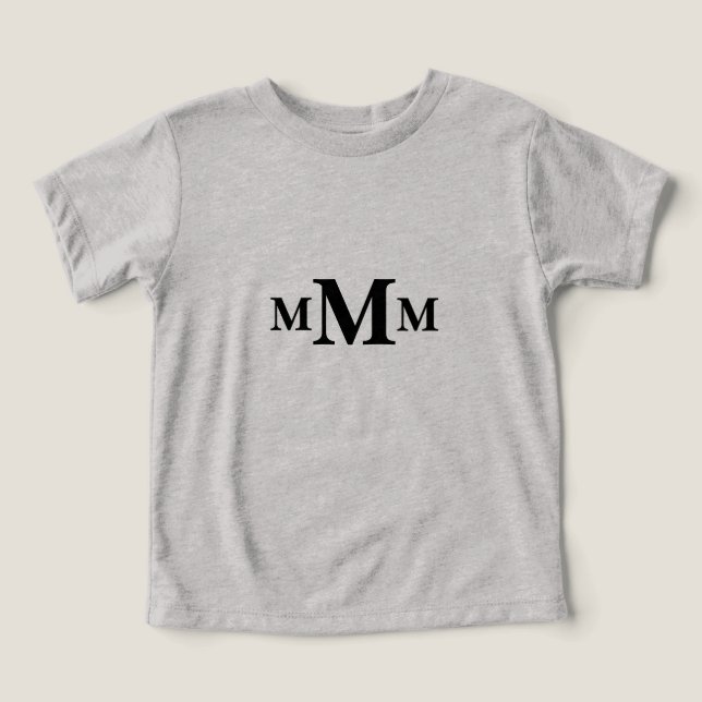 Monogrammall för personlig Brev "M" T Shirt (Design Framsida)