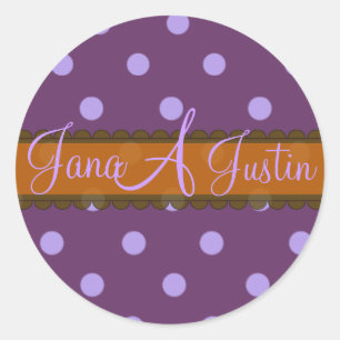 Monogrammärkta klistermärken chokladlåda