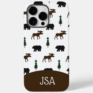 Monogrammat av mobiltelefonväska för Moose och Bea