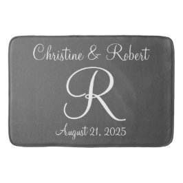 Monogrammat bathmat badrumsmatta