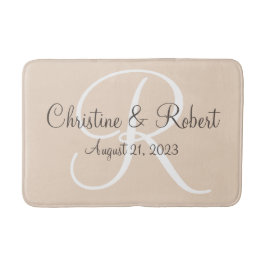 Monogrammat bathmat badrumsmatta