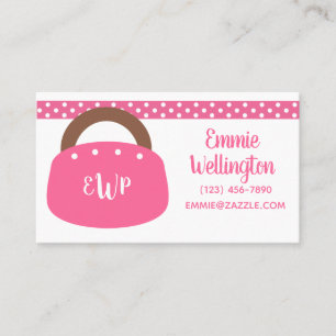 Monogrammat Bermuda Bag Business eller kontaktkort Visitkort