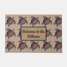 Monogrammat dörrkött för havssköldpaddor