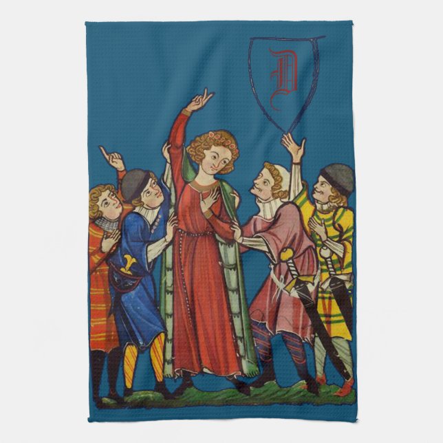 Monogrammat Kökshandduk (Vertikal)