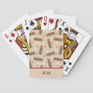 Monogrammat kribagespel - temat casinokort