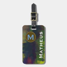 monogrammat - lägg till namn bagagebricka