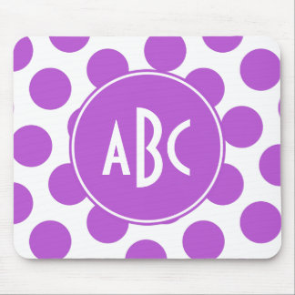 Monogrammat, medium-orchid Polka dots Musmatta