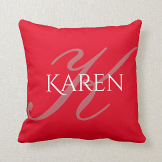 Monogrammat och Personlig Kudde