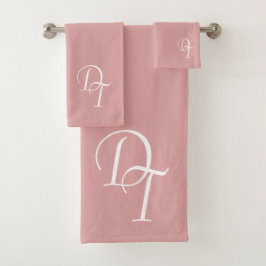Monogrammat - pastellrosa