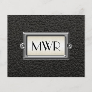 Monogrammed 3 Brev Executive Manar Personlig Flygblad