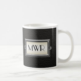 Monogrammed 3-Brevs Executive Manar Personlig Kaffemugg
