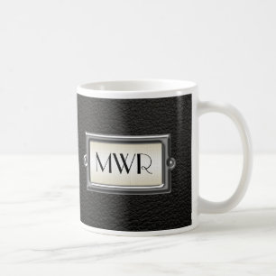 Monogrammed 3-Brevs Executive Manar Personlig Kaffemugg