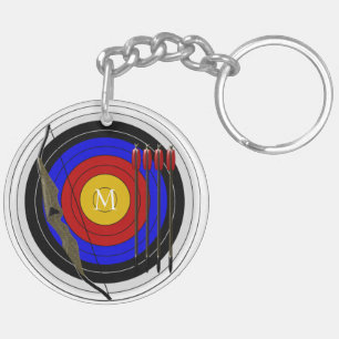 Monogrammed bågskyttedesign