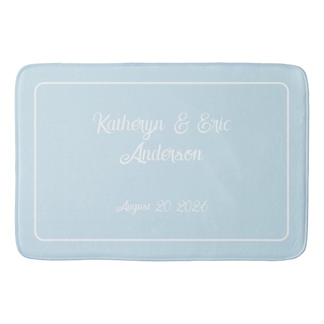 Monogrammed bath mat badrumsmatta (Framsidan)