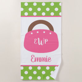 Monogrammed Bermuda Bag Personlig Beach Towel