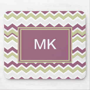 Monogrammed Chevron Brick Musmatta