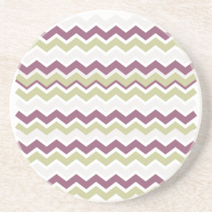 Monogrammed Chevron Brick Underlägg Sandsten