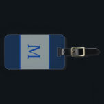 Monogrammed Cowboys Färgad Bagagebricka<br><div class="desc">Bagagetag. Färg av Cowboys. Kontaktinformation på baksidan.</div>