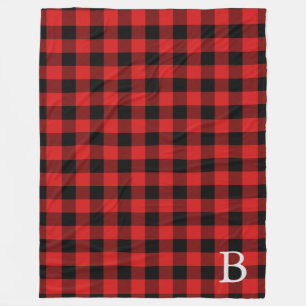 Monogrammed filt för buffelkontroll