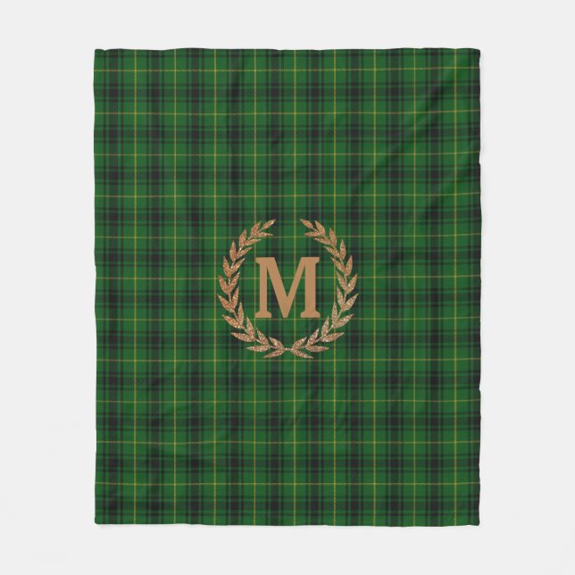 Monogrammed filt för MacArthur Tartanull (Framsidan)