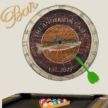 Monogrammed Fishermen Flygfiske Trout Dart Boa Darttavla<br><div class="desc">Monogrammad Fishermen Flygfiske Trout lure Dart Board</div>