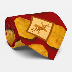 Monogrammed Funny Chicken Nugget Mönster Slips