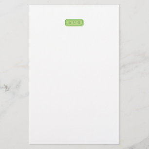 Monogrammed Gemstone Stationery Brevpapper