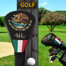 Monogrammed Golf, Mexico Eagle & Mexikanska Flagga