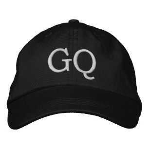 MONOGRAMMED GQ HAT BRODERAD KEPS