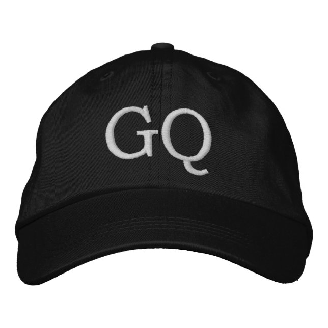 MONOGRAMMED GQ HAT BRODERAD KEPS (Framsida)