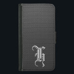 Monogrammed H Faux Carbon Fiber OtterBox iPhone   Plånboksfodral För Samsung Galaxy S5<br><div class="desc">En coola gåva till vem som helst,  inklusive dig! Kolla in butiken för fler artiklar!</div>