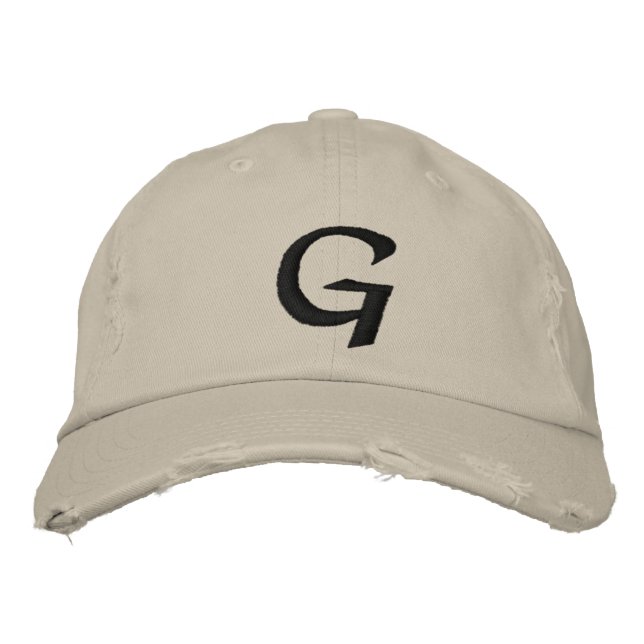 MONOGRAMMED HATS BRODERAD KEPS (Framsida)
