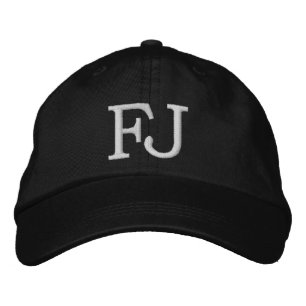 MONOGRAMMED HATS BRODERAD KEPS