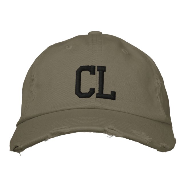 MONOGRAMMED HATS BRODERAD KEPS (Framsida)