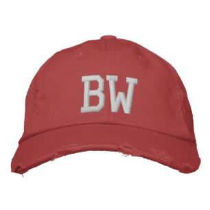 MONOGRAMMED HATS BRODERAD KEPS