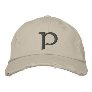 MONOGRAMMED HATS BRODERAD KEPS