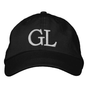 MONOGRAMMED HATS BRODERAD KEPS