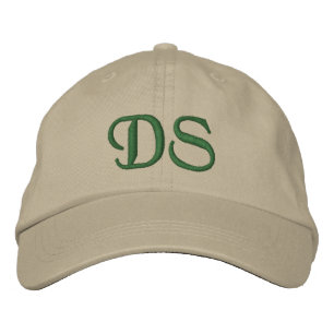 MONOGRAMMED HATS BRODERAD KEPS
